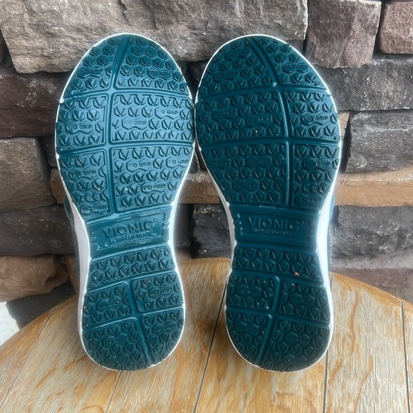 Vionic Orthaheel Julianna Pro Slip On Sneaker Teal Blue Womans Size 8 - Picture 9 of 10